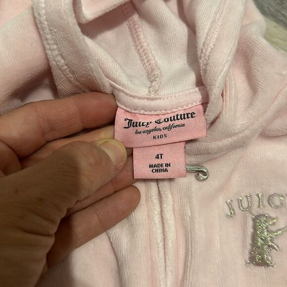 Juicy Couture Velour Toddler Track Suit - Picture 4 of 6